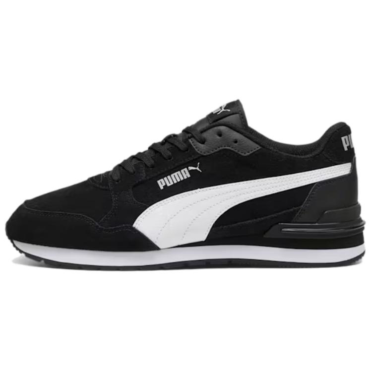 Puma St Runner Устойчивые к истиранию Низкие Повседневная обувь Унисекс Черный Белый 399665-01