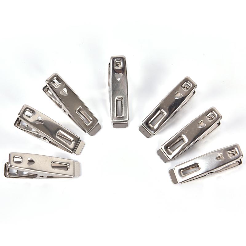 20 шт. прищепки из нержавеющей стали, подвесные булавки, зажимы для белья, металлические зажимы