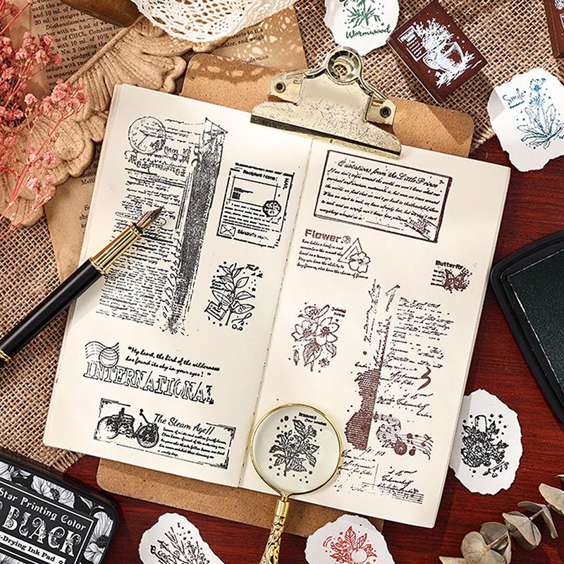 Красочная многоцветная штемпельная подушечка для штампов для планировщика, для скрапбукинга, студенческие принадлежности, самонаборная штемпельная подушечка, школьные аксессуары, канцелярские товары