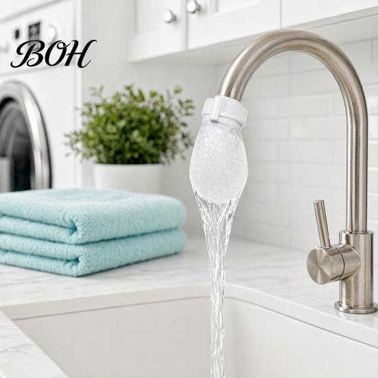 Splash Proof Tap Cover 200Pcs Faucet Filter Cotton Bag with Straps, Water Strainer for Kitchen Sink, Sock Rust, Sediment and Dirt Removal