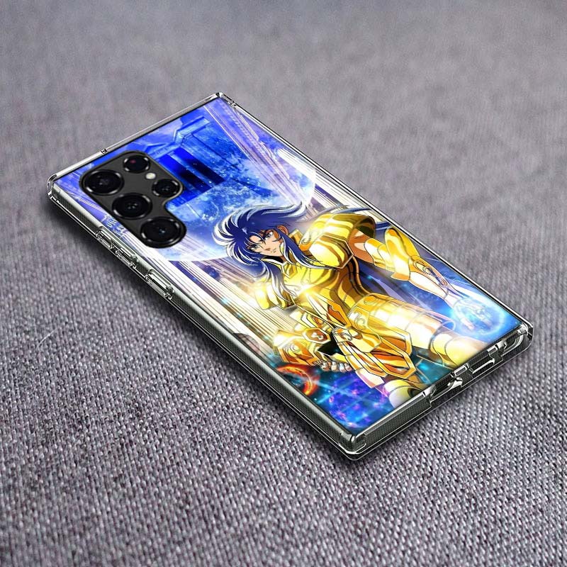 Saint Seiya Knights Of The Zodiac Phone Case For Samsung Galaxy S24 S23 S21 S20 FE S22 S26 Ultra S25 Edge S10 Plus Cover Clear T