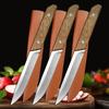 Kitchen Utility Knife Stainless Steel Paring Knife with Wood Handle Barbecue Steak Cutting Boning Knife Cleaver