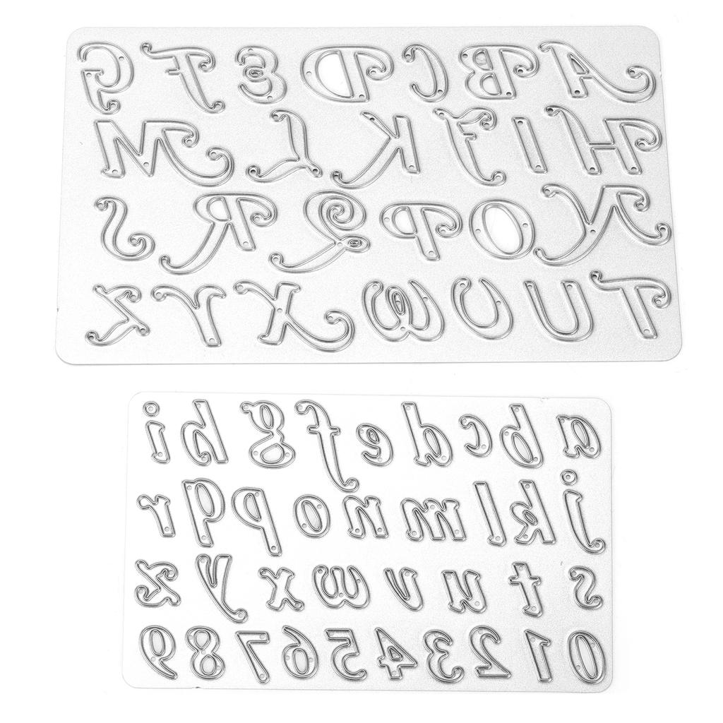 2 шт., высечки из углеродистой стали, буквы, форма для скрапбукинга, форма для ремесел, фотоальбом