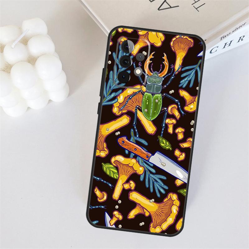Грибной лес Для Samsung Galaxy A05 A06 A16 A26 A54 A34 A14 A22 A32 A52 A55 A35 A15 A53 A13 A36 A56 Чехол