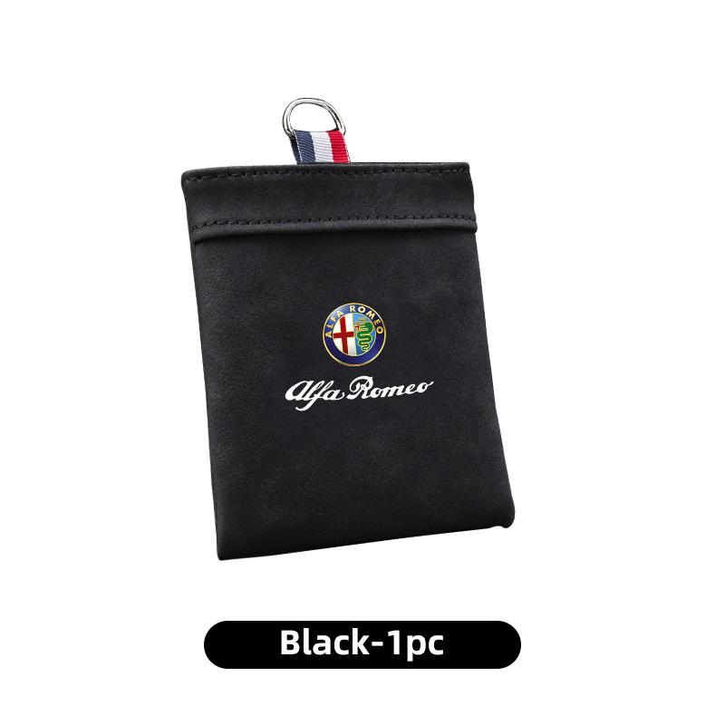 Air Vent Faux Fur Storage Hanging Bag For Alfa Romeo 159 Giulietta Giulia 147 Mito 156 166 GT Stelvio F1 Brera Volante Tonale ctv122