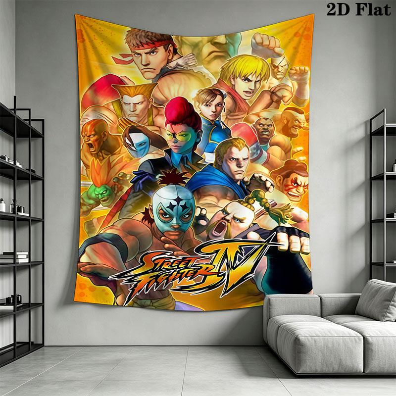 SF4 Wall Hanging Printed Fabric Blanket Decorative Tapestries for Bedroom Living Room Home Decor
