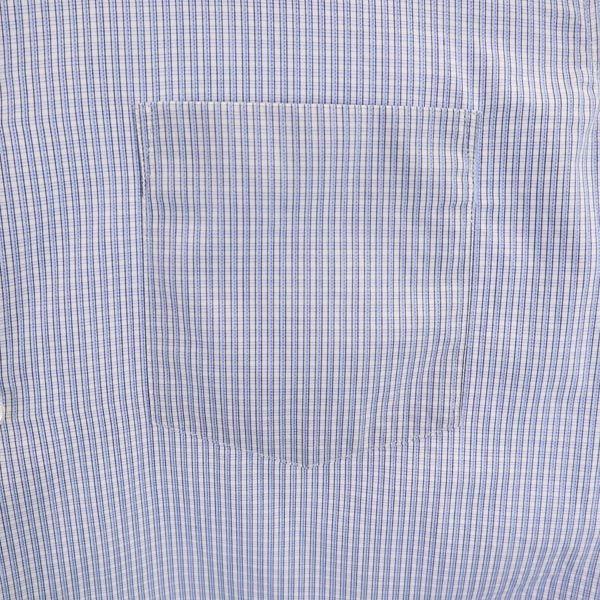 COMME des GARCONS Made In France Check Long Sleeve Cotton Shirt XS Blue Men's Used
