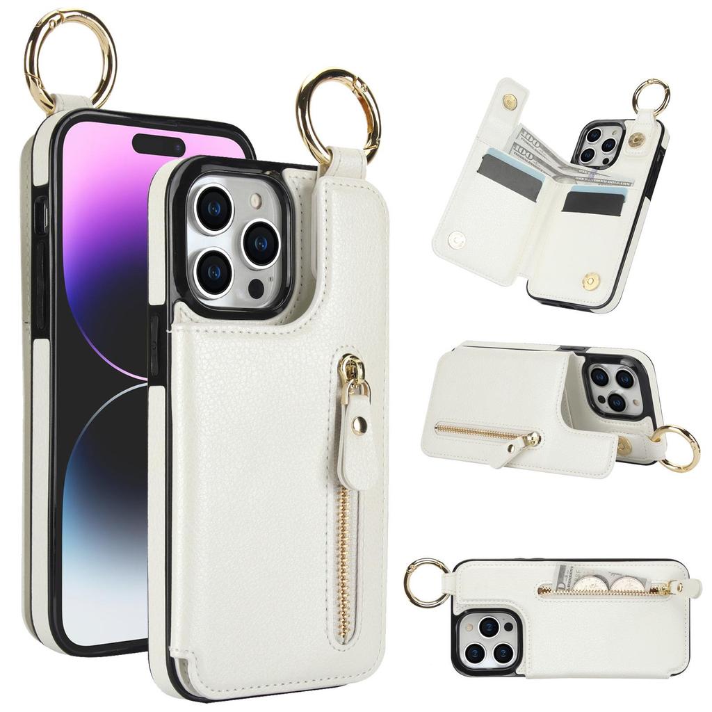 Многофункциональный кожаный кошелек-чехол для iPhone 16E и Apple 14 PROMAX