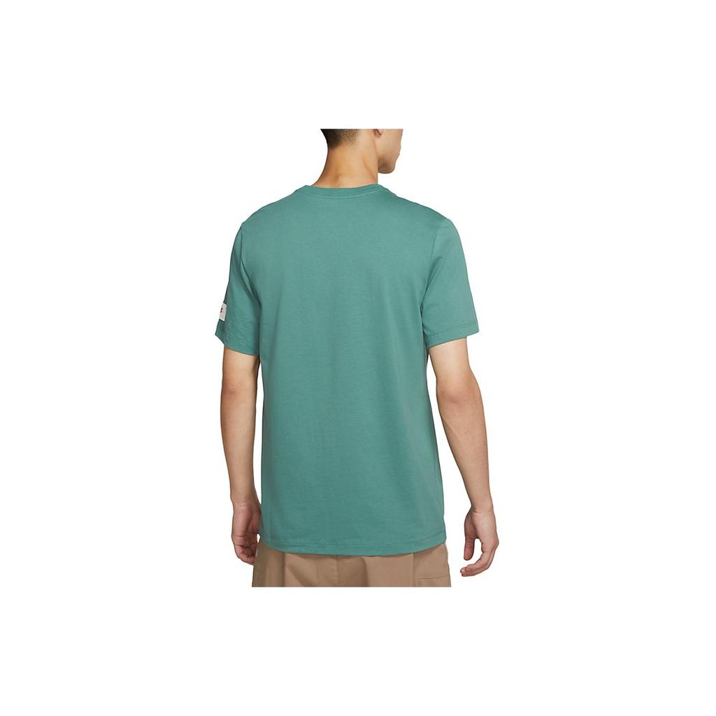 Nike Sportswear Box Print Short Sleeve T-Shirt Men Tops Peacock-Green DJ1390-361