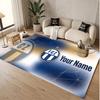 Personalized Crystal Velvet Carpet FC Zürich Pattern Non Slip Floor Rug