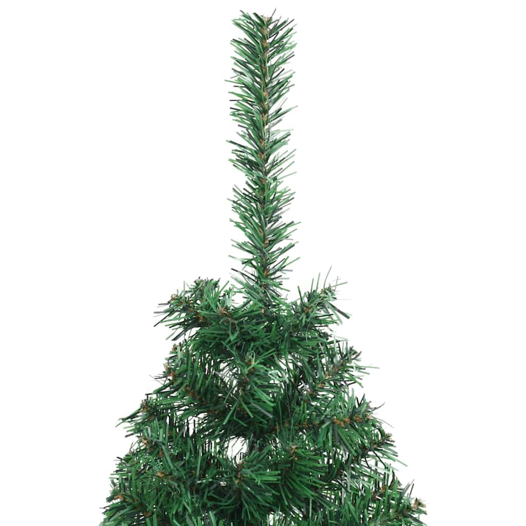 Artificial Pre lit Christmas Tree Green 150 cm PVC