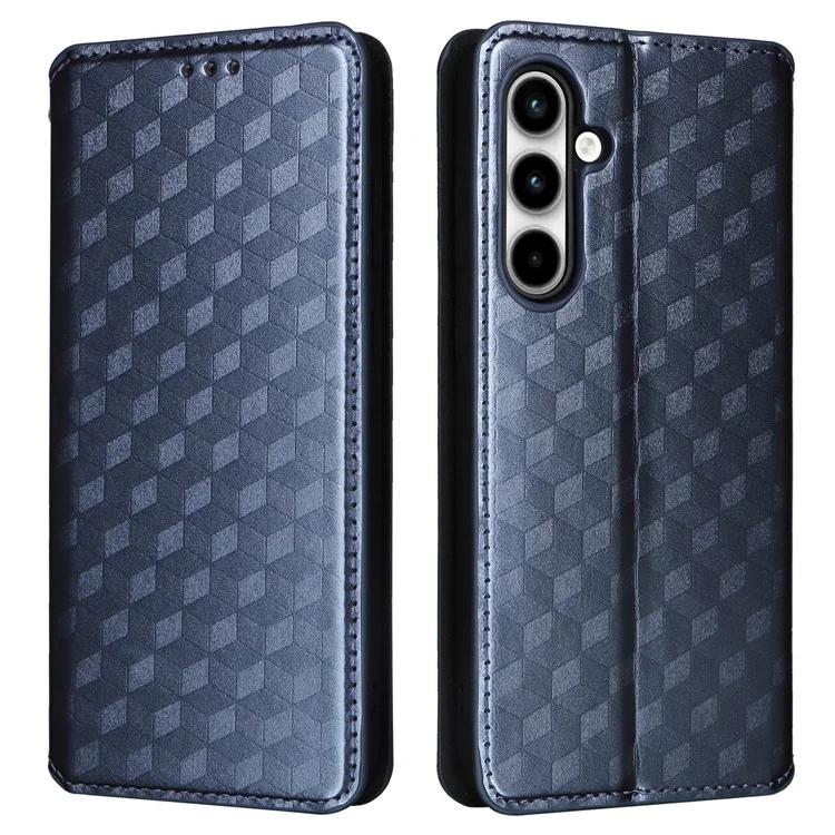 Для Samsung Galaxy A35 5G телефон кошелек кожаный чехол ромб тиснением