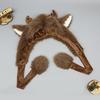 Животные Шапки Рождественские Рога Оленя Головные Уборы Смешные Шапки с Капюшоном на Тему Животных Для Косплея Вечеринки На Улице Катания на Лыжах Путешествий Велосипеда