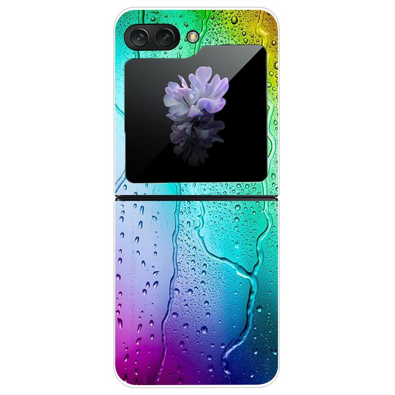 For Samsung Galaxy Z Flip5 Case Hard PC Phone Back Cover for Samsung Galaxy Z Flip 5 5G Cases 6.7'' ZFlip5 Cute Cat Funda Shell