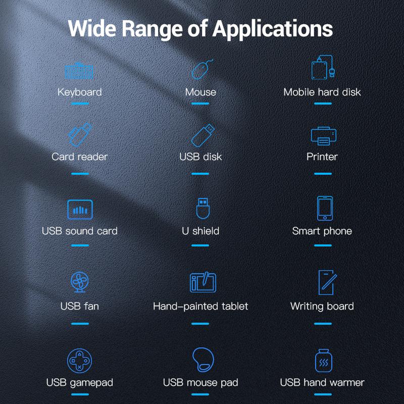 Vention USB HUB 3 0 адаптер 4 порта USB 3.0 сплиттер высокоскоростной OTG адаптер для ноутбуков компьютерные аксессуары 2.0 концентратор USB