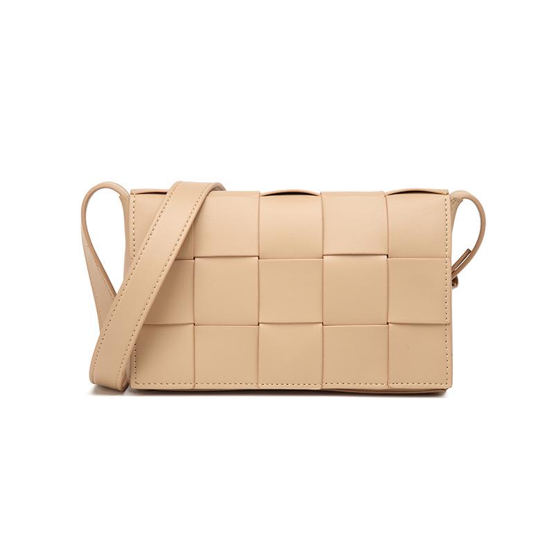 Унисекс Повседневная Плетеная Сумка Кроссбоди 2025 - Модный Маленький Квадратный Дизайн