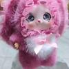 Vinyl Face Plush Rabbit Keychain Big Eyes Bunny Bag Charm Rabbit Doll Pendant  Schoolbag Decor