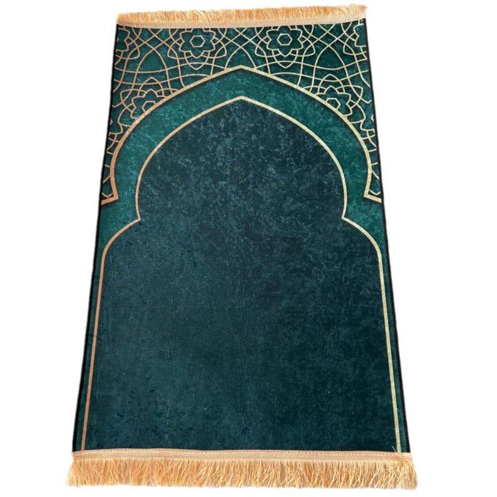 Flannel Prayer Mat Thickened Floor Carpets Portable Prayer Rug