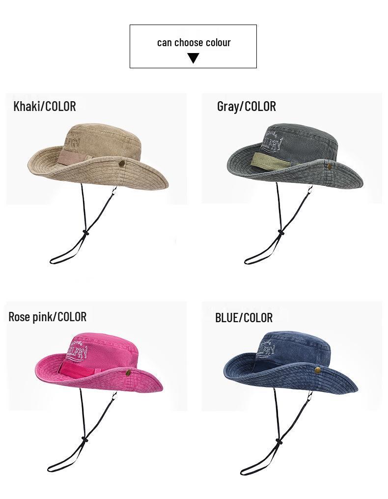 Женская летняя панама, которую можно стирать – Защита от солнца, Стильный дизайн в стиле вестерн-ковбой для кемпинга и походов на природе.