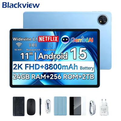 Blackview ZENO 10 5G 256 ГБ 11" Full-HD+ 8 ГБ ОЗУ Unisoc Tiger T8200 5G(Восьмиядерный)Планшет Android 15 Widevine L1