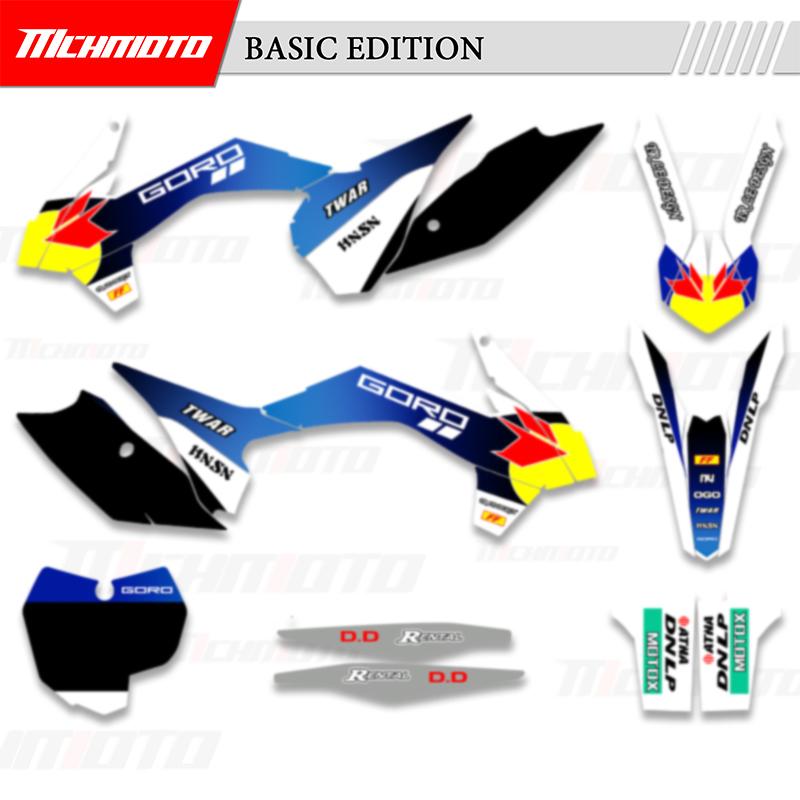 MCHMFG Для KTM SX SXF XC XCF 2013 2014 2015 EXC XCW 2014 2015 2016 Мотоциклетные Графические Наклейки Наборы Номер Имя
