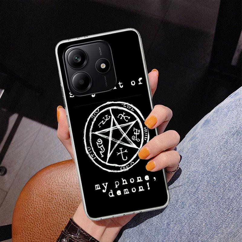 Angel Castiel Supernatural Phone Case For Xiaomi Redmi Note 15 14 13 12S 12 11 Pro Plus 14S 11S 11E 10 10S 11T 5G Personalized C