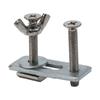 4pcs Work Table T-Track Clamp Collets Hold Down Clamp Kit CNC Engraver Machine Press Plate Metal Fixing Fixture Woodworking Tool