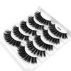 3d трехмерные норковые волосы, 5 пар толстых утолщенных ресниц, натуральные телесные ресницы для макияжа, инструмент для красоты, накладные ресницы