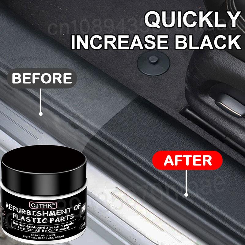 Автомобильный пластиковый реставратор Вернуться к черному блеску Средства для чистки автомобиля Пластик Кожа Восстановление Авто Полировка и ремонт Покрытие Восстановитель