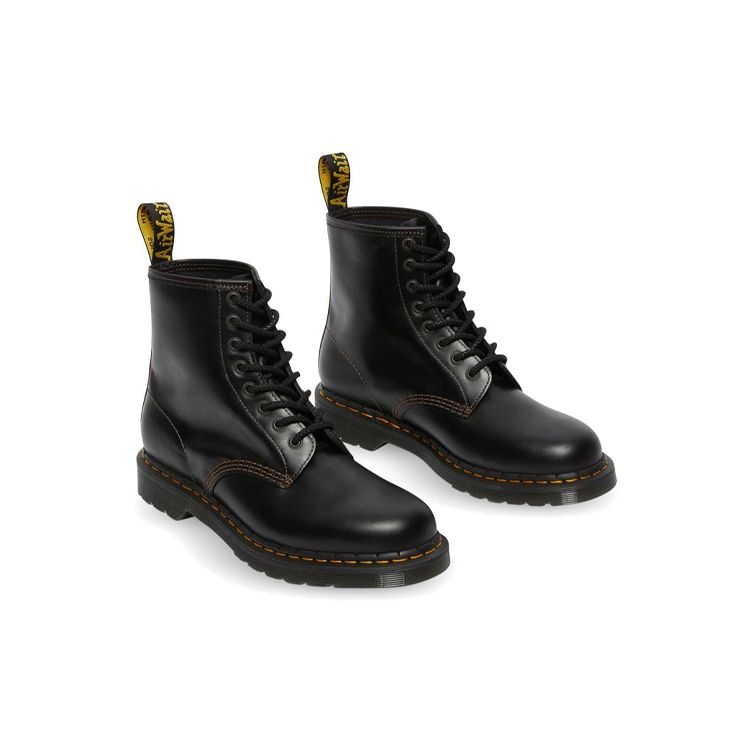 Доктор. Ботинки Dr. Martens 1460 из кожи Abruzzo Мужские ботинки Черный Коричневый 26904003