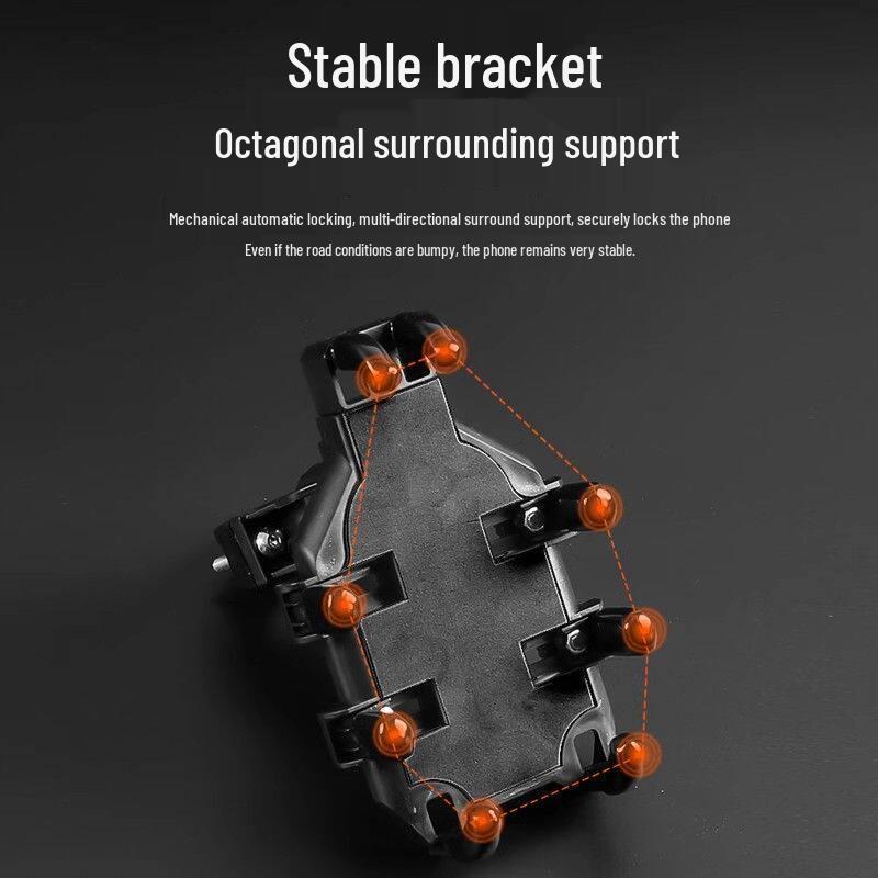 Shockproof Octopus Phone Holder for Electric Bikes & Motorcycles – Perfect for Delivery Riders & Car Navigation