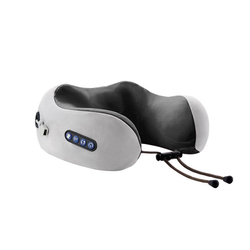 Portable Memory Foam U-shaped Neck Massager Pillow with Heat