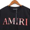 2210 Amiri 2025 Summer New Men's and Women's Loose High Quality Cotton Plus Size T-shirt Couple T-Shirt