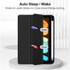 Flip Tablet Cover For iPad Mini 6 8.3'' /Mini 7 (A17 Pro) A2995 Acylic Back Case With Pencil Holder Auto Wake up /Sleep