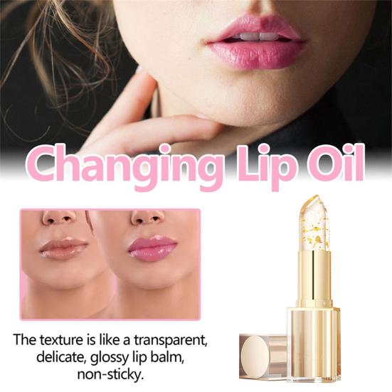 3.5G Transferproof Color Changing Lipstick Hydrating Deep Nourishing Long Lasting Waterproof Glossy Women Lip Balm