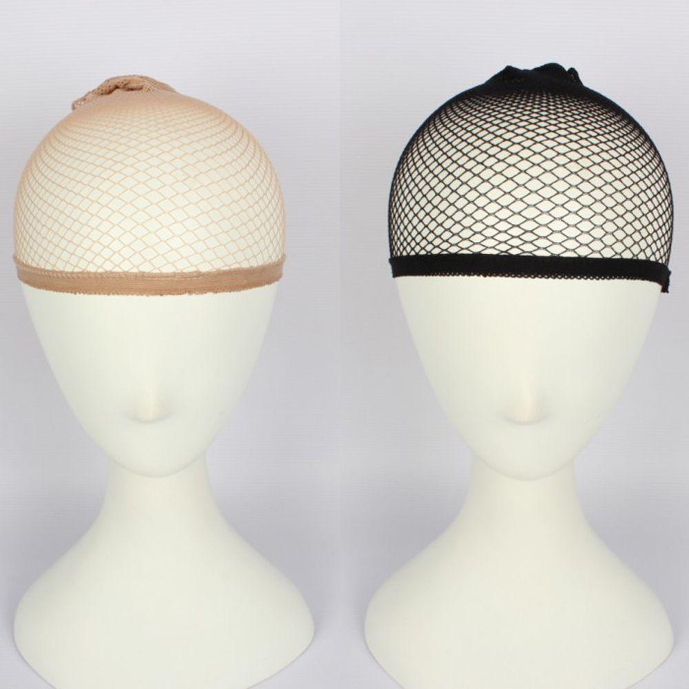 Stretch Black/Nude Nylon Bald Cap Snood Hair Mesh Wig Stocking
