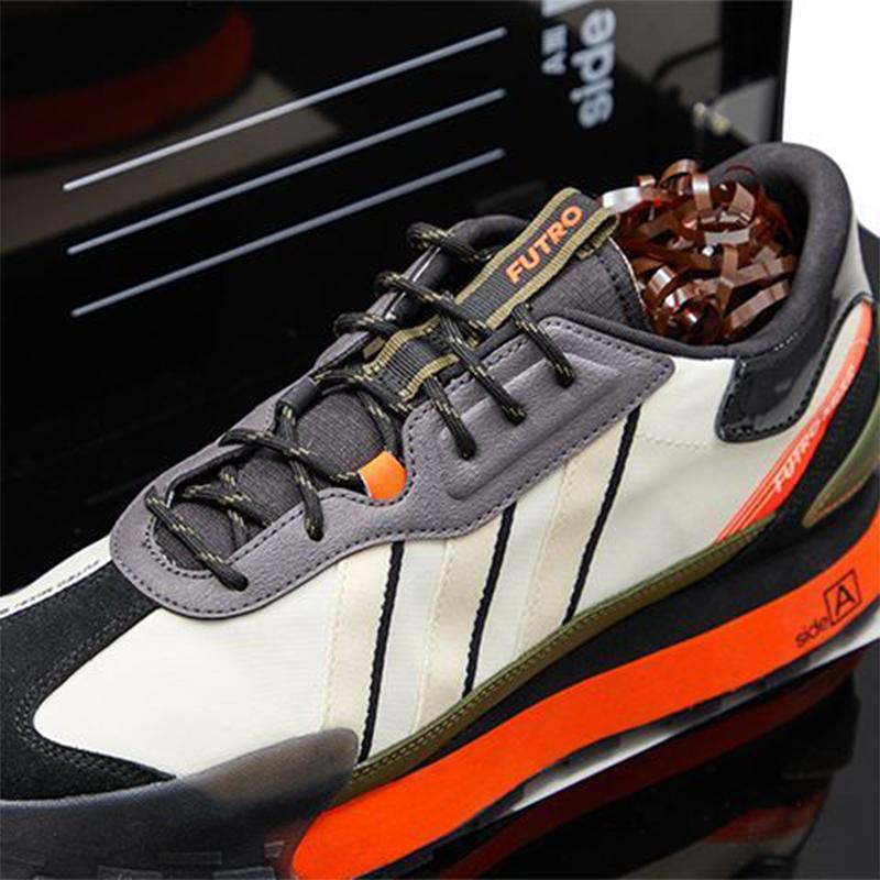 adidas Neo Futro Mixr Ретро Спортивные Нескользящие Износостойкие Низкие Повседневные Кроссовки Унисекс Повседневная Обувь Черно-белые HP9673(S-BOX)
