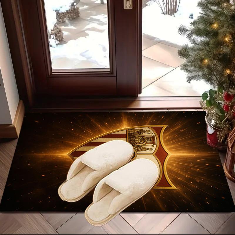 Sevilla Fc Crest Design Area Rug for Office, Chair Rug, Decorative Carpet Livingroom Mat, Large Size Fan gifts Christmas gifts