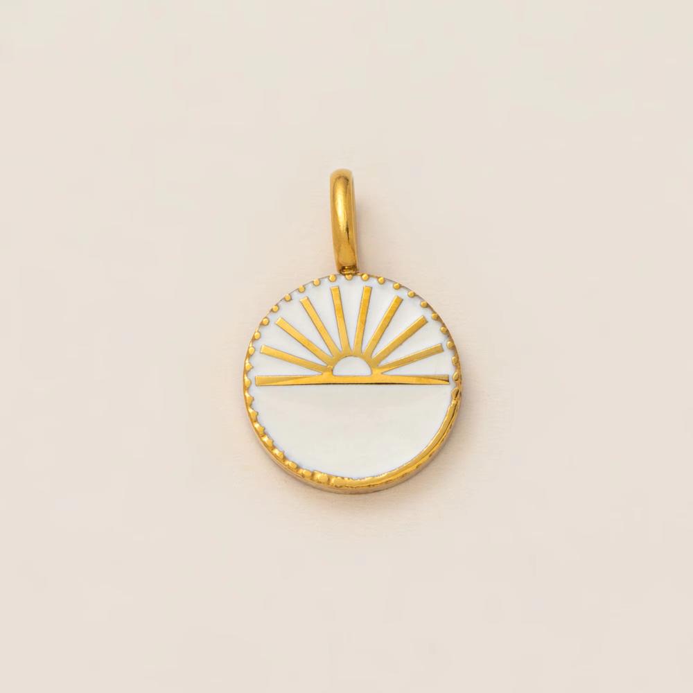 Stainless steel hot selling niche rainbow star love pendant DIY combination flower eye necklace 18k gold color protection