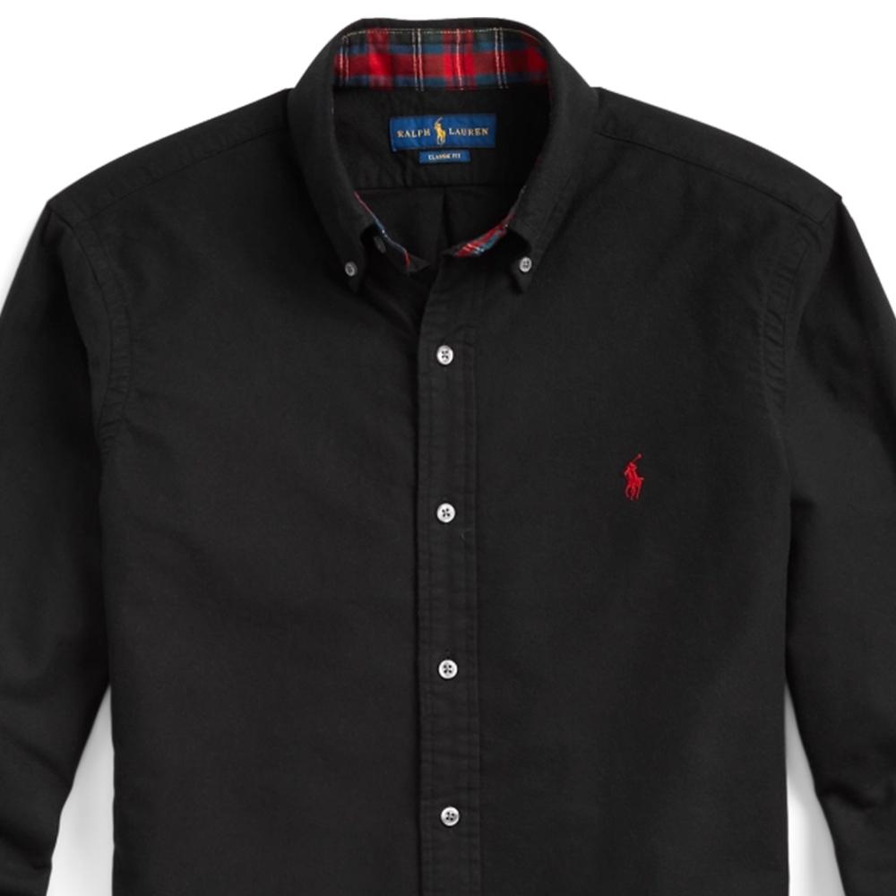 Polo Ralph Lauren Рубашка мужская FW23 Черная MNPOWOV16820054-001