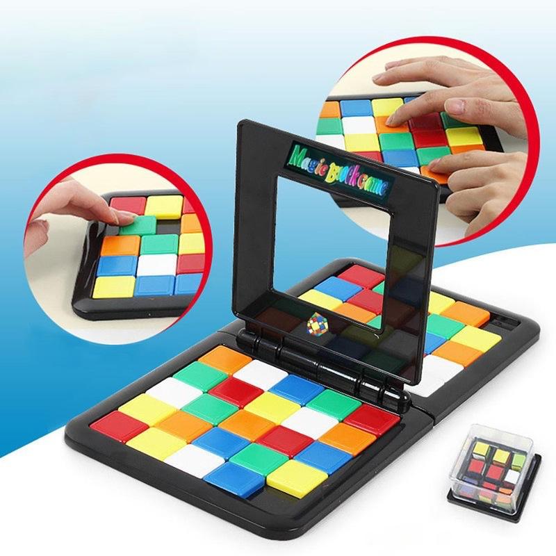 Educational Toys Color Battle Square Game Parent-child Square Desktop Children's Puzzle Learning Educational Toys Anti-stress Boy Girl Gift