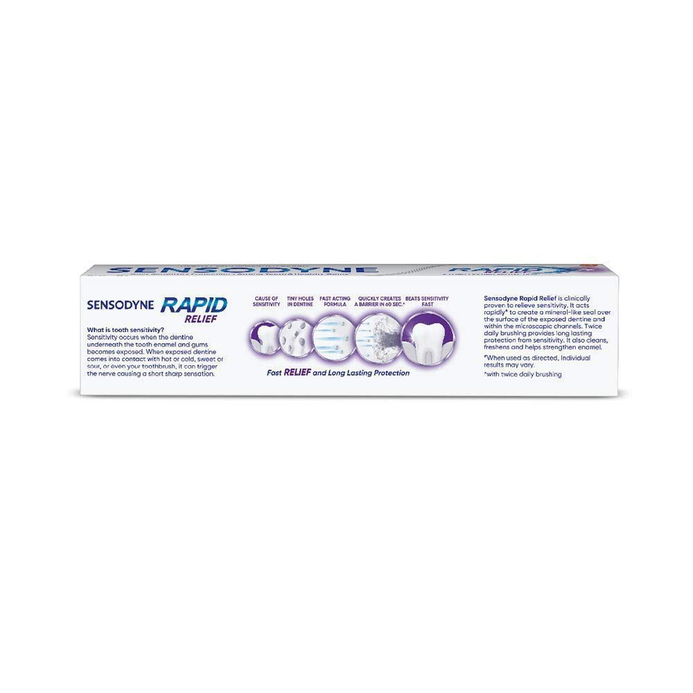 Зубная паста Сенсодин: мгновенный эффект (80 г), Sensodyne Toothpaste Rapid Relief,  Glaxo Smith Kline
