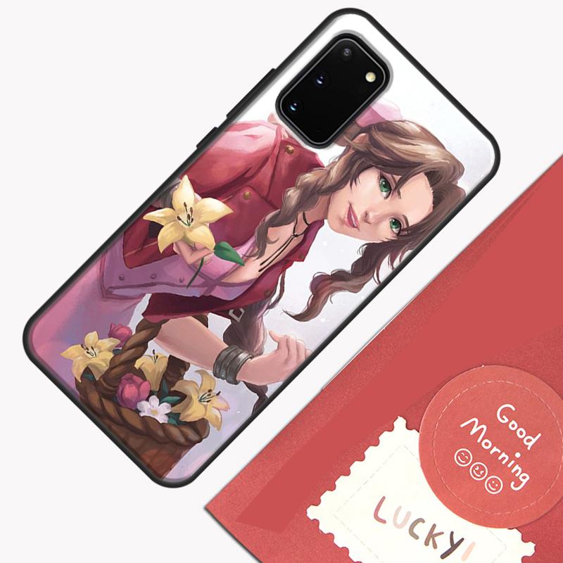 Aerith Gainsborough Final Fantasy Case For Samsung Galaxy S22 S21 S23 Ultra Note 20 S8 S9 S10 Note 10 Plus S20 FE Back Cover