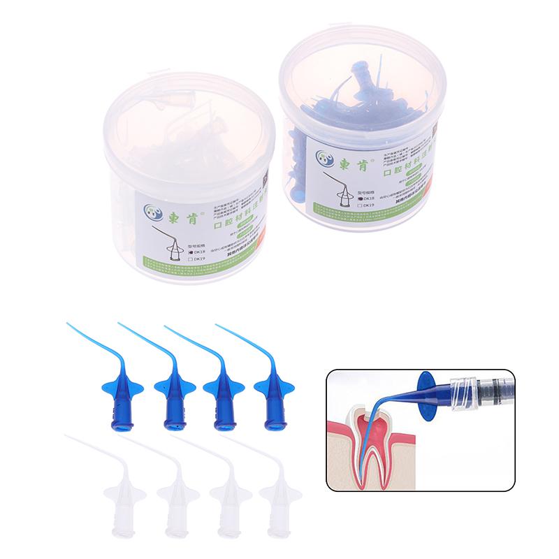 50 шт. стоматологический шприц наконечник для терапии корневых каналов эндо ирригация корневых каналов одноразовый игольчатый наконечник стоматологические материалы