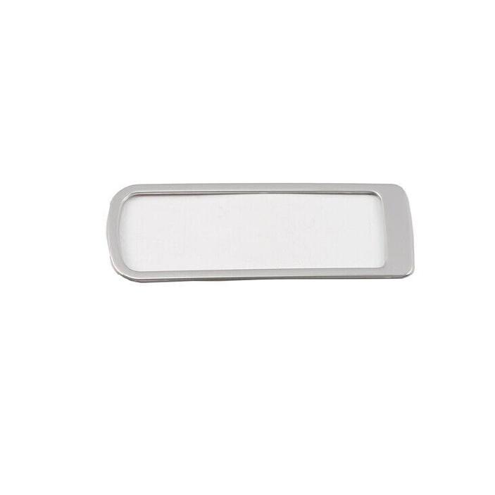 For BMW X3 G01 X4 2018- Silver Steel Co-Pilot Storage Box Handle Bowl Trim