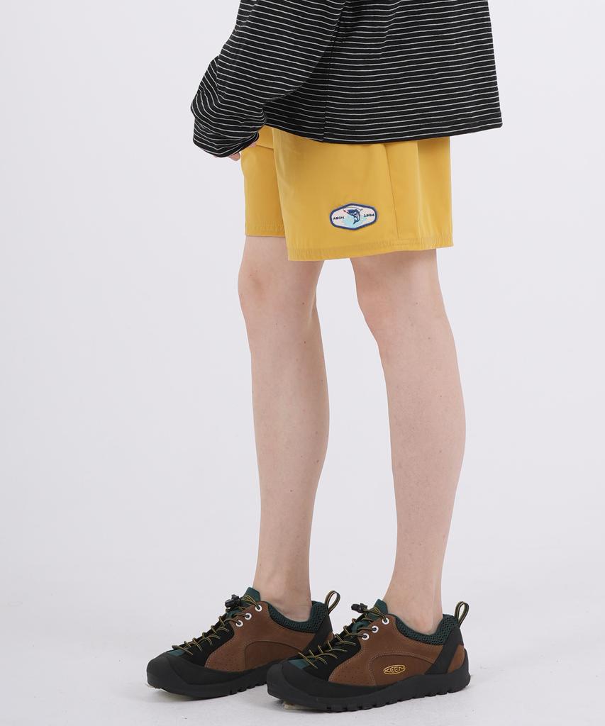 THE-ABON Fishing Polyester Daily Swim Shorts Yellow