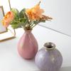 1 шт. Ваза, украшение, простая цветочная композиция, контейнер, украшение для дома, маленькая ваза, фиолетовая, цветная, деревянная, зеленая, 4 цвета