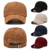 Corduroy Corduroy Baseball Cap Adjustable Baseball Hat Casual Sun Hat  Women