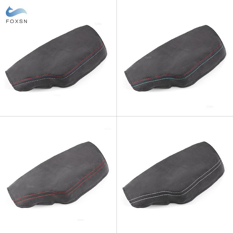 LHD замшевые автомобильные аксессуары, центральный подлокотник, накладка для BMW 3 серии F30 2013 2014 2015 2016 2017