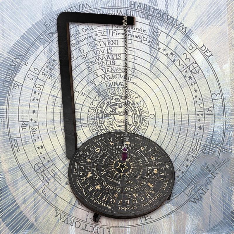 Pendulum Crystal Holder Divinations Pendulum Board Pendulum Holder for Crystal